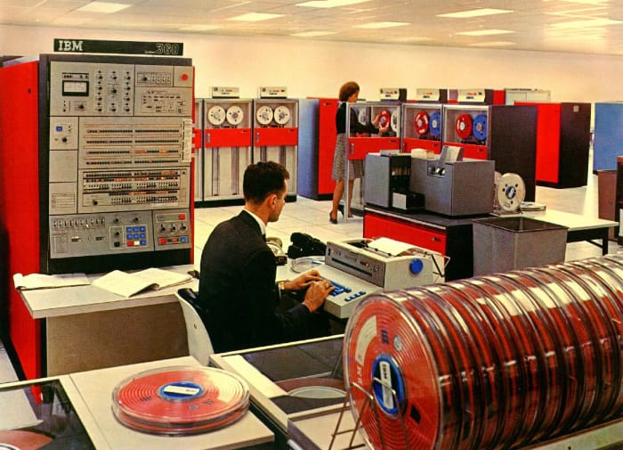 IBM Mainframe from the 1970s.